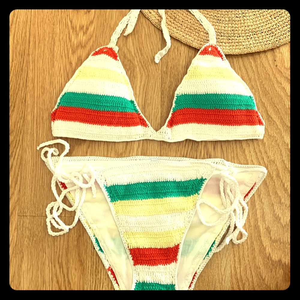 Crochet bikini set in XS/S